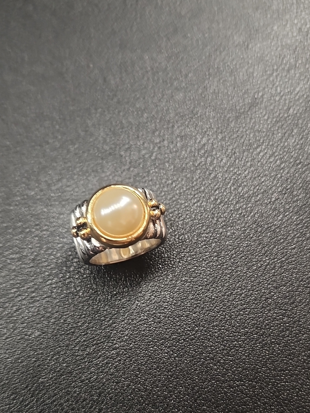 David Yurman Pearl Cabochon Statement Ring